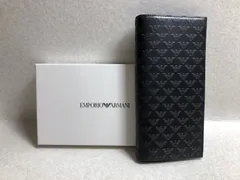 D313 EMPORIO ARMANI エンポリオアルマーニ 長財布 黒 264731337のサムネイル