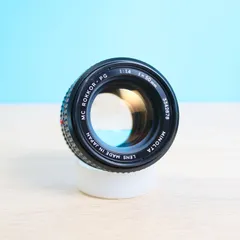 完動品❁光学美品 MINOLTA ミノルタ MC ROKKOR-PG F1.4 50mm オールドレンズ 滲み 淡い 青空  ミノルタSRマウント MC/MD	レンズ	H422のサムネイル
