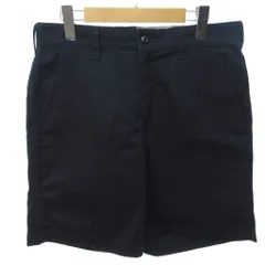 レッドキャップ RED KAP 美品 ショートパンツ ワーク ストレート 黒 ブラック ロゴパッチ 32 /HWのサムネイル