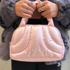 国内完売　 adidas アディダス　ミニ ボーリングバッグ メタリックピンク