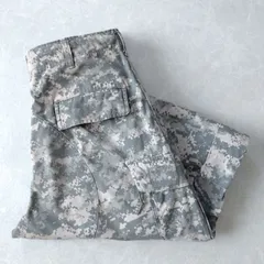 ■古着 USARMY 米軍実物 ACUミリタリーパンツ トラウザーズ コンバットパンツ デジタルカモフラージュ 迷彩05年製 M-L 実寸W34L33【L6201】