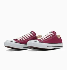 【SALE】【CONVERSE】CANVAS ALL STAR OX 1C030 MAROON コンバース キャンバス オールスター OX マルーン ローカット 定番コアカラー レディース メンズ スニーカー JPN 正規品 大人靴のサムネイル