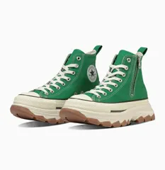 【数量限定】【CONVERSE】ALL STAR (R) TREKWAVE HI 1SD839 GREEN コンバース オールスター (R) トレックウエーブ ＨＩグリーン スニーカー オールスター メンズ レディース ハイカット 厚底 緑のサムネイル