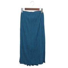 美品】 プリーツプリーズ 20AW ロングスカート フレア 変形 ボタン