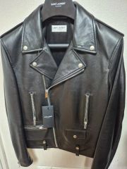 新品Saint Laurent レザー ジャケット46 175/92A - メルカリ