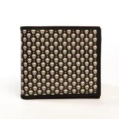 Alexander McQueen ユニセックス スカル パータン ツーウェイ 二つ折り財布のサムネイル