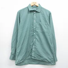 L/古着 クリスチャンディオール 長袖 ブランド シャツ メンズ 90年代 90s USA製 緑系 ストライプ 26may02のサムネイル