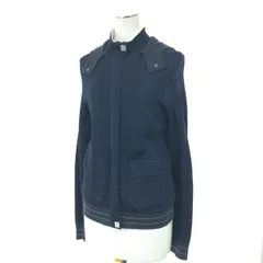 CHANEL シャネル ジップアップフーディパーカ サイズ:38 シャネルスポーツ/メッシュ 09P  コットンレーヨン ネイビー レディース / 243001003458のサムネイル