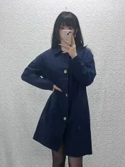 ダントン ヴィンテージ ウール モダンシック タフタ ミディ コート ジャケット 34 C11856のサムネイル