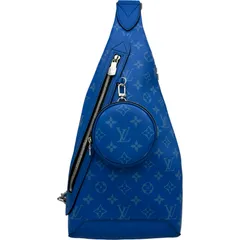 ルイ・ヴィトン LOUIS VUITTON デュオ･スリングバッグ M31075 ブルー タイガラマ メンズ ボディバッグのサムネイル