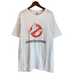 [중고] Ghostbusters T 셔츠 (C) 2024 Columbia Pictures Industries. Inc. 반소매 탑스 크루넥 캐릭터 프린트 헌 옷 /1104