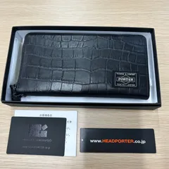 廃盤　HEAD PORTER/長財布/クロコ型押/吉田カバン/限定/レザー/ウォレットのサムネイル