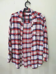 S LEVI'S チェック シャツ レッド