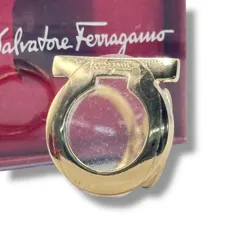 未使用品 Salvatore Ferragamo サルヴァトーレフェラガモ スカーフリング アクセサリー ゴールドのサムネイル