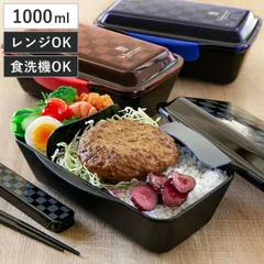 お弁当箱 1段 深型 メンズドームランチボックス ル・ボア オム 1000ml （ 弁当箱 大容量 食洗機対応 レンジ対応 ドーム型 2点ロック ランチボックス 食洗機OK レンジOK 一段弁当箱 一段 ふわっと ふんわり 仕切り付 )のサムネイル
