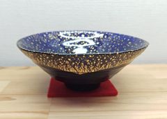 陶芸家斎藤乾一深みのある青色が特徴的な陶器の茶碗 陶芸家斎藤乾一深みのある青色が特徴的な陶器の茶碗 - メルカリ