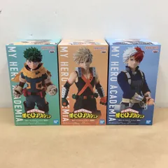 未開封 僕のヒーローアカデミア フィギュア 緑谷出久 爆豪勝己 轟焦凍 【WS1793-003】