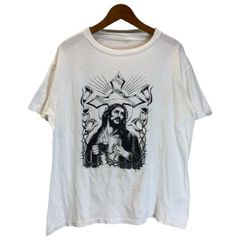 90s Euroボディ Jesus 聖母マリア バックプリントTシャツ 大聖年 