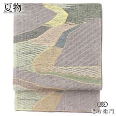 ◎mo-839 絽 名古屋帯 松葉仕立て 夏帯 6-12 - メルカリ