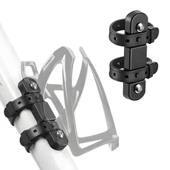 新品 BaraRose ボトルケージ アダプター ドリンクホルダー 自転車 自転車用ボトルホルダー ボトルケージ & カップホルダー両用 調整可能 シリコン素材 滑り止め 軽量 取り付け簡単 穴あけ不要 マウント/アダプター/変換スタンド ロードバイク対応 おのサムネイル