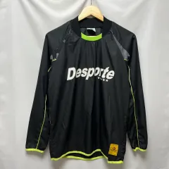 正規品/S デスポルチ サッカー ブラック トレーナー ウーブン ウォームアップのサムネイル