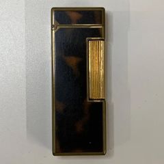 dunhill ダンヒル ガスライター べっ甲調 ゴールド ローラー式 - メルカリ