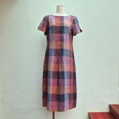 美品✨エムアンドキョウコ ニット ドッキング ワンピース 異素材