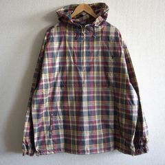90s EddieBauer 白タグ マドラスチェック アノラックパーカー - メルカリ