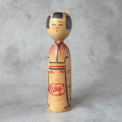 名匠 関口としお作 創作こけし『春彩』伝統工芸 近代こけし - メルカリ