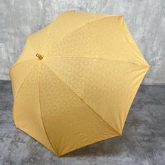 CELINE】セリーヌ 折りたたみ傘 マカダム柄 ベージュ トリオンフ総柄