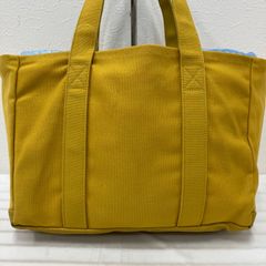 美品 中川政七商店 鹿の家族 横長 トートバッグ ハンドバッグ リネン