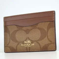 COACH コーチ シグネチャー カードケース PVC レザー 20-331(6)