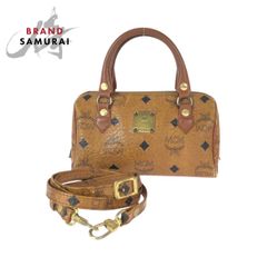 希少】MCM エムシーエム ミニボストン 2way ショルダー ヴィセトス