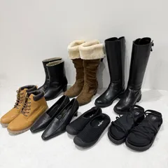 【7足まとめ売り】レディース 靴セット ブーツ/パンプス/サンダル 23〜24cm前後のサムネイル