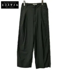 blurhms　ブラームス　カーキ Wool Rayon Silk Wide Slacks　00のサムネイル