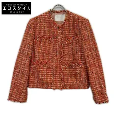 BALLSEY　ボールジー　25年 オレンジ シャイニーカラーツイード 4ポケットジャケット　36のサムネイル