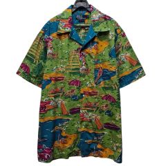 POLO ラルフローレン ハワイ ハイビスカス カメハメハ大王像 