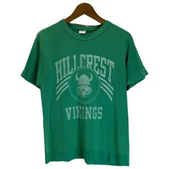 【中古】　Champion　Tシャツ　80s vintage　80年代　OLD　トリコタグ前期　半袖　トップス　クルーネック　プリント　USA製　アメカジ　古着　/1953