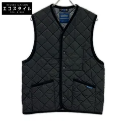 LAVENHAM　ラベンハム　【×SOPHNET.】LV10056 24AW イギリス製 ブラック VERSIZED THORNHAM オーバーサイズ キルティング ベスト　M/38のサムネイル