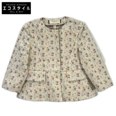 MARNI　マルニ　GIMAT15A01TCW33 アイボリー 花柄 ノーカラー ジャケット　42のサムネイル