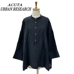 ACUTA アク―タ URBAN RESEARCH アーバンリサーチ フロントデザインドルマンブラウス F BLK/ブラック bのサムネイル