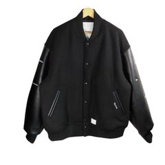 WTAPS 24aw BC JACKET MELTON SYNTHETIC BLACK サイズ3 242CWDT-JKM06