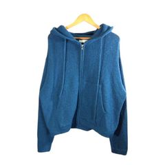 Simply Complicated ウールニットフーディー AQUA サイズ3 Simply Complicated ウールニットフーディー AQUA サイズ3 | Mercari