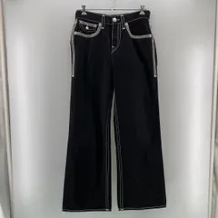 【中古】TRUE RELIGION VINNY ULTRA BAGGY ブラック サイズ31　トゥルーレリジョン[24]のサムネイル
