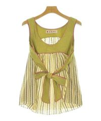 ☆送料無料☆シルク✨MARNI マルニ ボタニカル 切替え ノースリーブ 