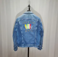 80s リー Lee ライダース デニム トラッカー ジャケット 44 454のサムネイル