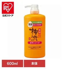 【公式】熊野油脂 四季折々 柿渋 ボディソープ カキタンニン フレッシュシトラスの香り 四季折々 薬用 柿渋 ボディソープ 本体 600ml 四季折々のサムネイル
