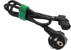 행톤 전원 코드 케이블 유로스코 플러그 CEE7/7 - IEC320 C13 여성용 라이젠트 앵글 컴퓨터 PC 모니터 TV 3 프롱 3.3피트