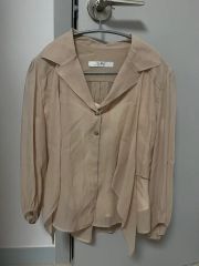 正規品レア】CHANEL BOUTIQUE シャツ サイズ36 ベージュ - メルカリ