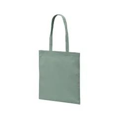 ☆ 269.スモーキーグリーン ☆ デイリー フラット トートバッグ Lサイズ ユナイテッドアスレ トートバッグ 1406-01 トートバック 肩掛けバッグ エコバッグ サブバッグ 大きめ Lサイズ メンズ レディース A4 B4 A3 通学 通勤 シンプルのサムネイル